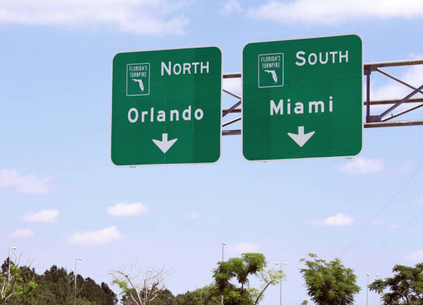 istock Florida Turnpike From Miami to Orlando 1063869552