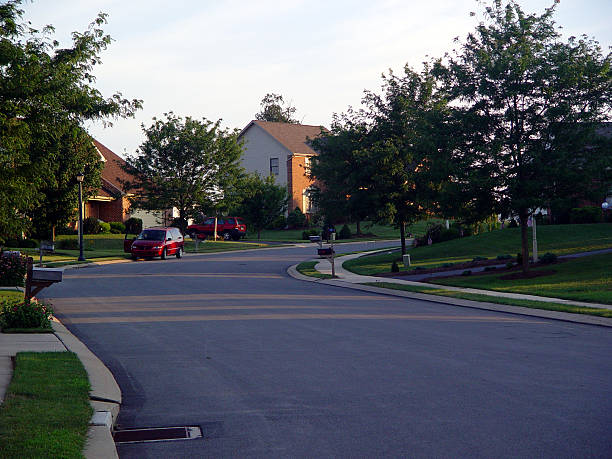 istock Suburban Street 106387816