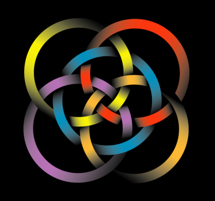 Celtic knot in color