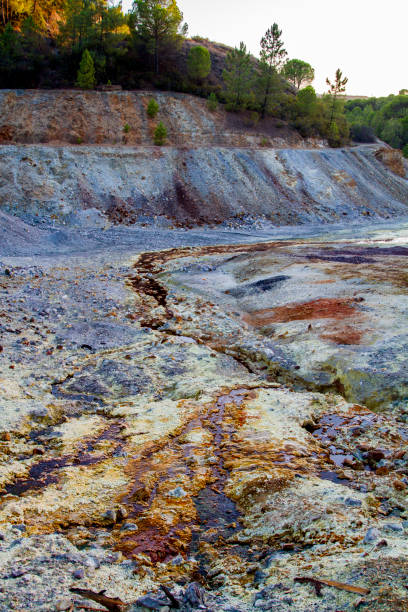 istock iron mining location located in Rio Tinto, Spain 1063878868