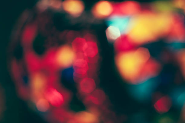 istock Multicolor blurred background. Abstract colorful bokeh made with blurred defocused lights. Colorful background for design. 1063884322