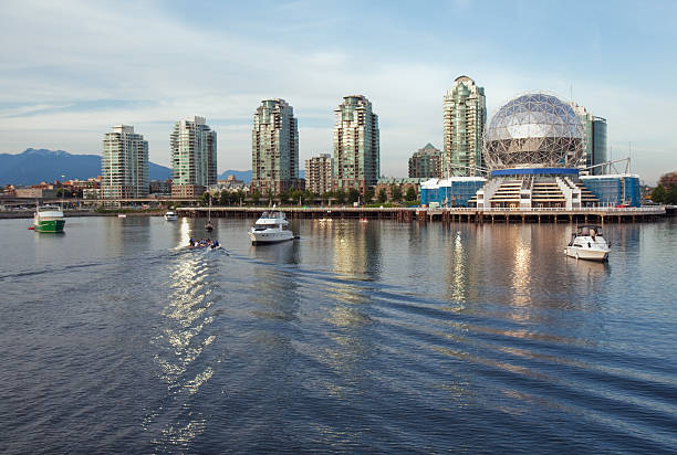istock Vancouver Science World skyline from the water of False Creek 106388560