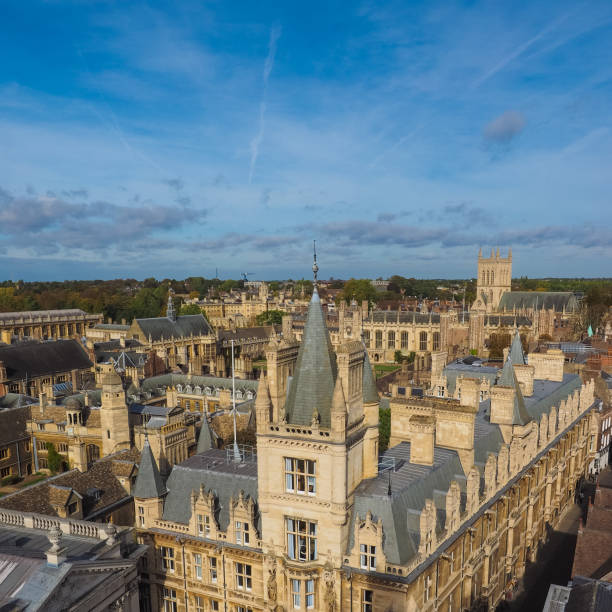 istock Aerial view of Cambridge 1063890020