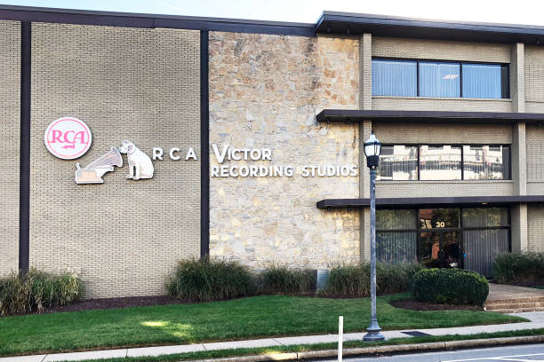 Historic RCA Victor Recording Studios stock photo
