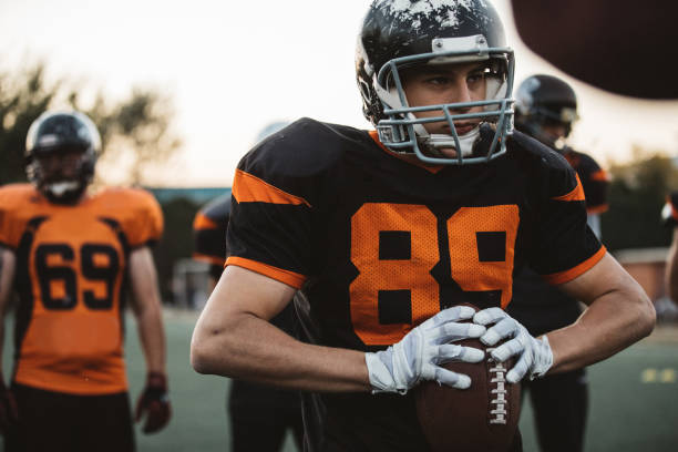 istock American Football Player During Match 1063906766