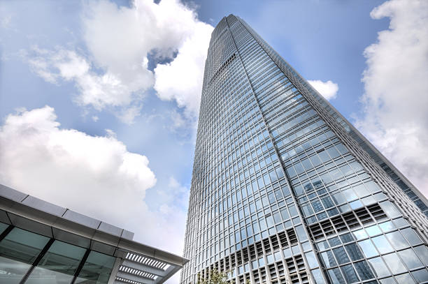 The building exterior of Shangpin Center in Xiamen, Fujian Province on June 7, 2023