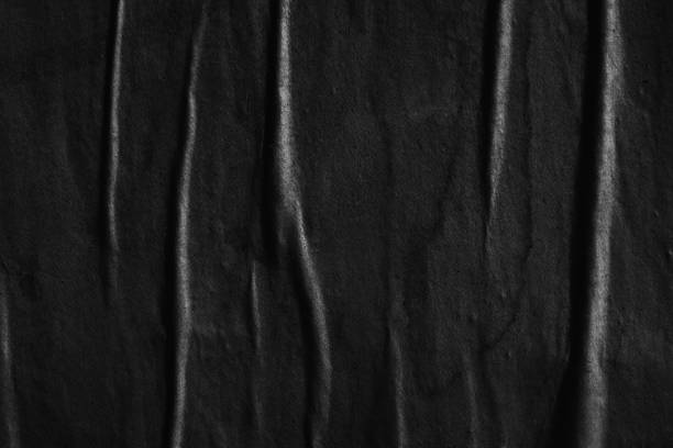 istock Dark black blank paper backgrounds creased crumpled surface old torn ripped posters grunge textures placard 1063923098