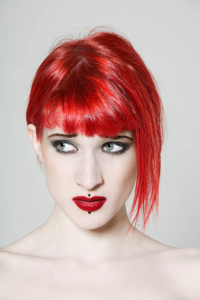 istock Funny & sexy expressive redhead girl 106392432