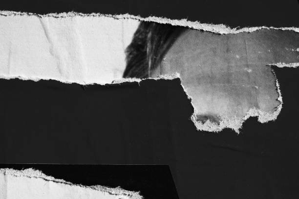 istock Blank old ripped torn paper crumpled creased posters grunge textures backdrop backgrounds placard frame 1063924570