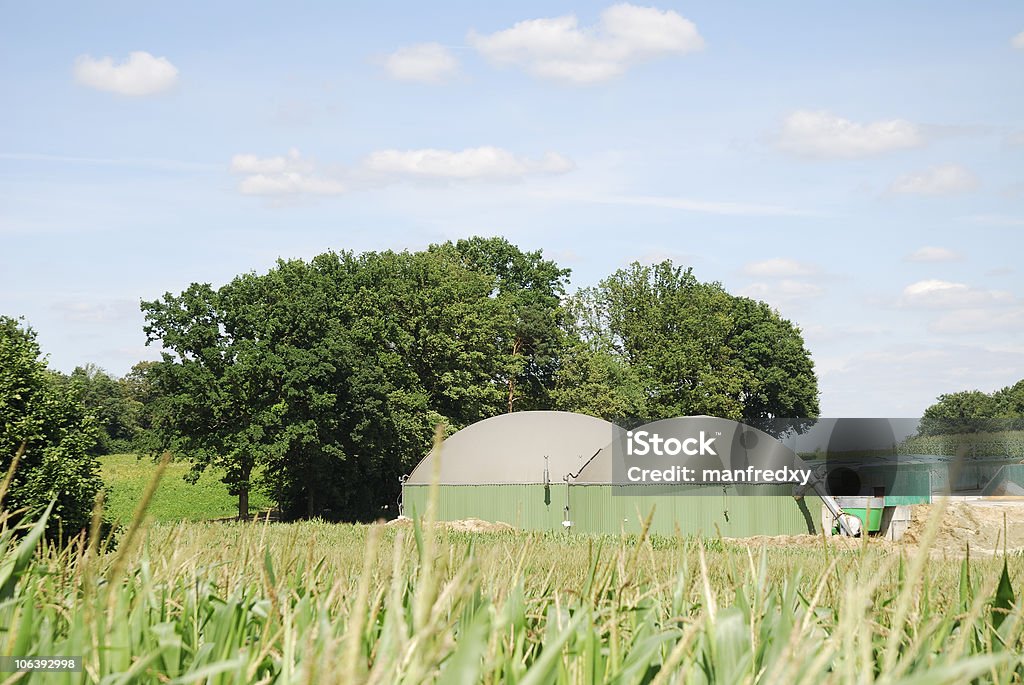 Produção de biogás - Royalty-free Agricultura Foto de stock