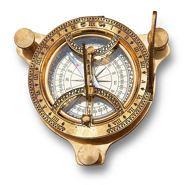 velho com instrumento de navegação - astrolabe - fotografias e filmes do acervo