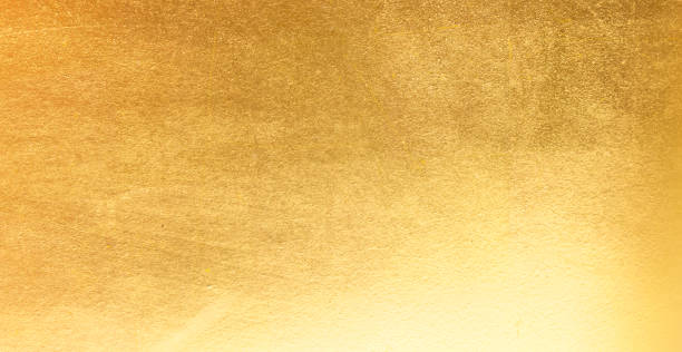 istock Shiny yellow leaf gold foi 1063944514