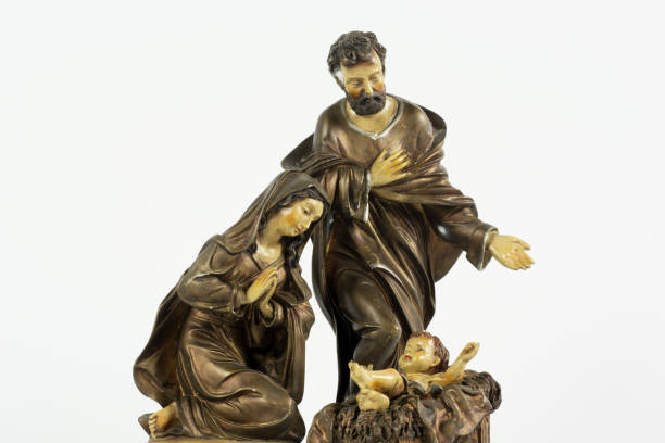 istock Statues of Christmas Nativity scene 1063945186