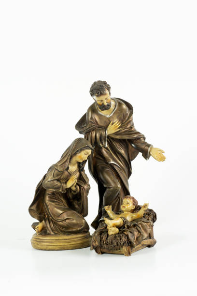 istock Statues of the Nativity scene in the studio 1063945190