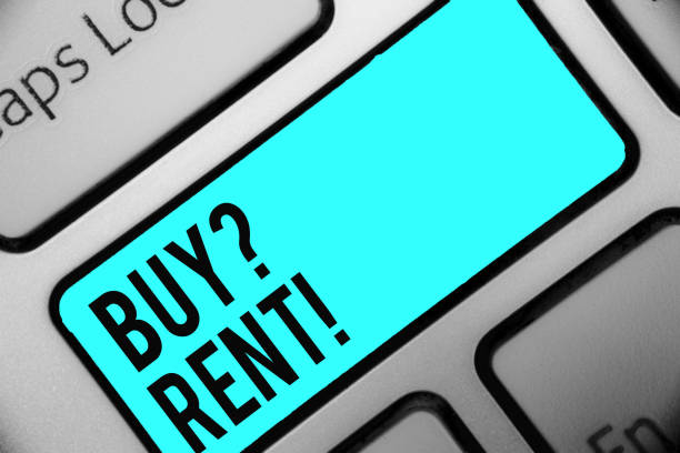 istock Word writing text Buy question Rent. Business concept for Group that gives information about renting houses Keyboard blue key Intention create computer computing reflection document. 1063948182
