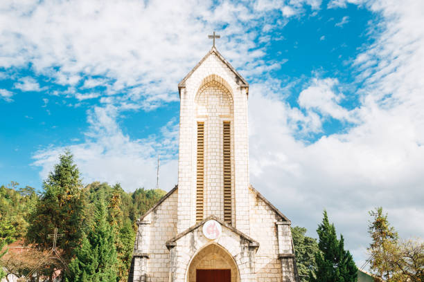 Notre Dame Cathedral in Sapa, Vietnam