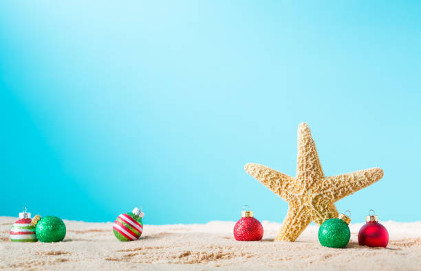 istock Starfish with Christmas ornaments 1063949984
