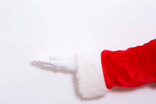 istock Santa claus holding his hand 1063950004