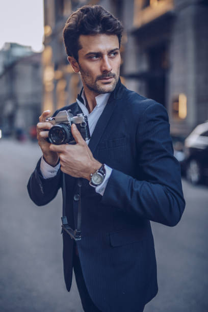 istock Modern photographer on the city 1063950692