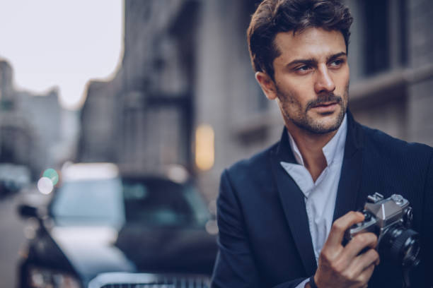 istock Modern photographer on the city 1063950760