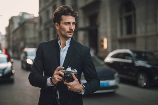 istock Modern photographer on the city 1063950764