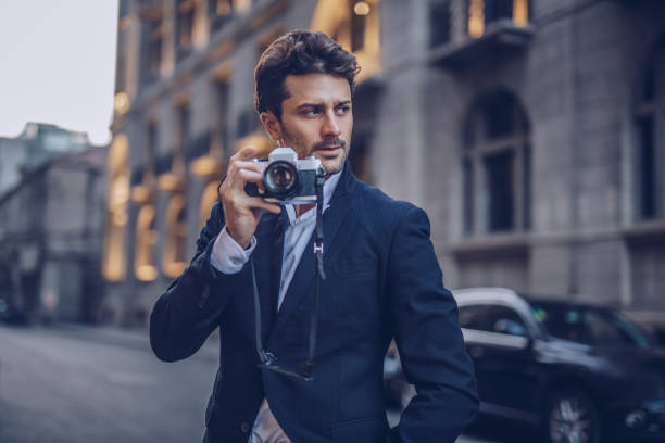 istock Modern photographer on the city 1063952664
