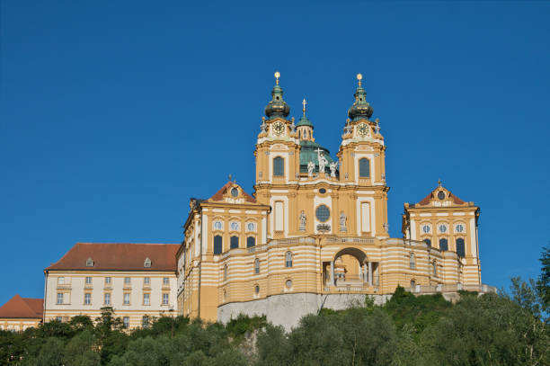 istock Melk abbey isolated in the blue sky 106395272