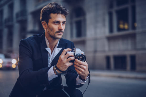 istock Modern photographer on the city 1063955380