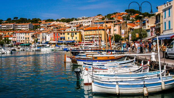 istock Boats in the Bay Cassis 1063956628