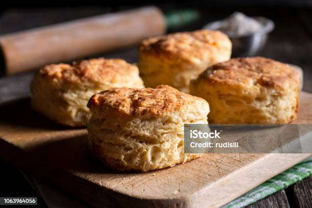 Biscuits Stock Photo - Download Image Now - Scone, Biscuit - Quick Bread, Southern USA