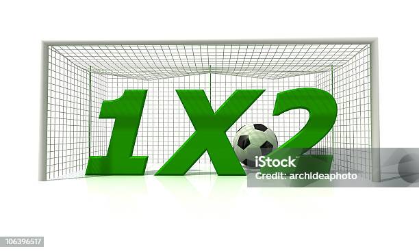 Football Betting Stock Photo - Download Image Now - Door, Soccer, White Background