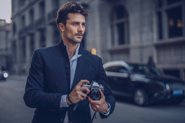 istock Modern photographer on the city 1063965638