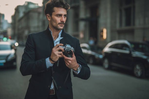 istock Modern photographer on the city 1063965650