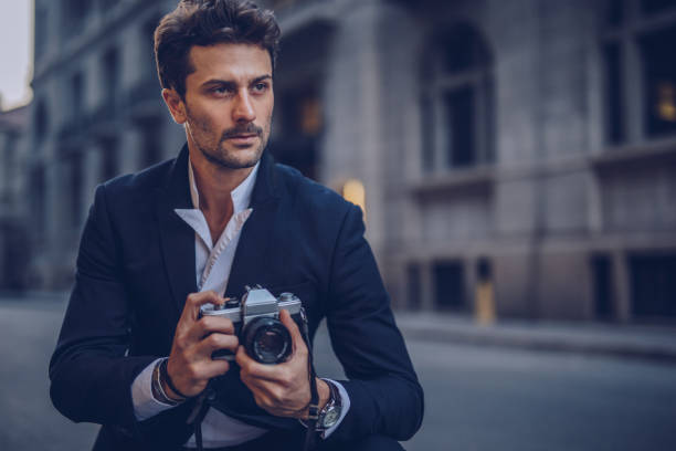 istock Modern photographer on the city 1063965852