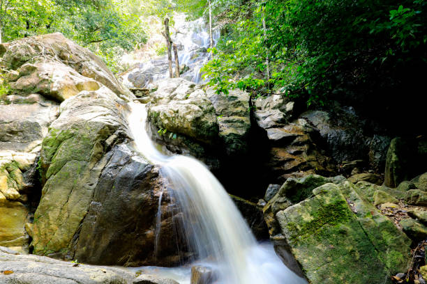 istock tan rua waterfall at koh samui,surat thani province Thailand 1063986922