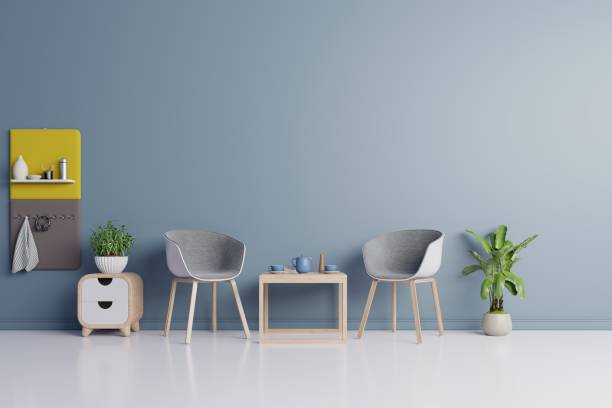 istock Living Room Interior with chair 1063998712
