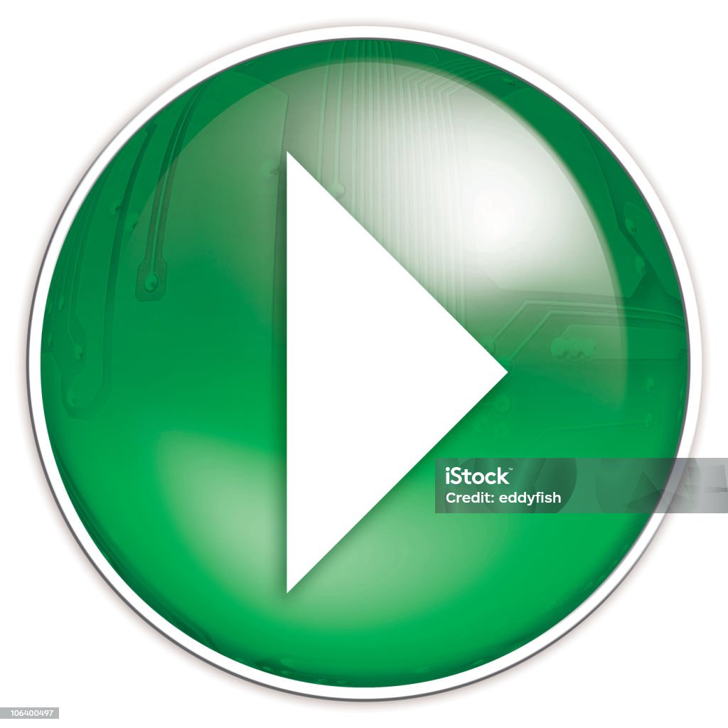 play button - Lizenzfrei Icon Stock-Foto