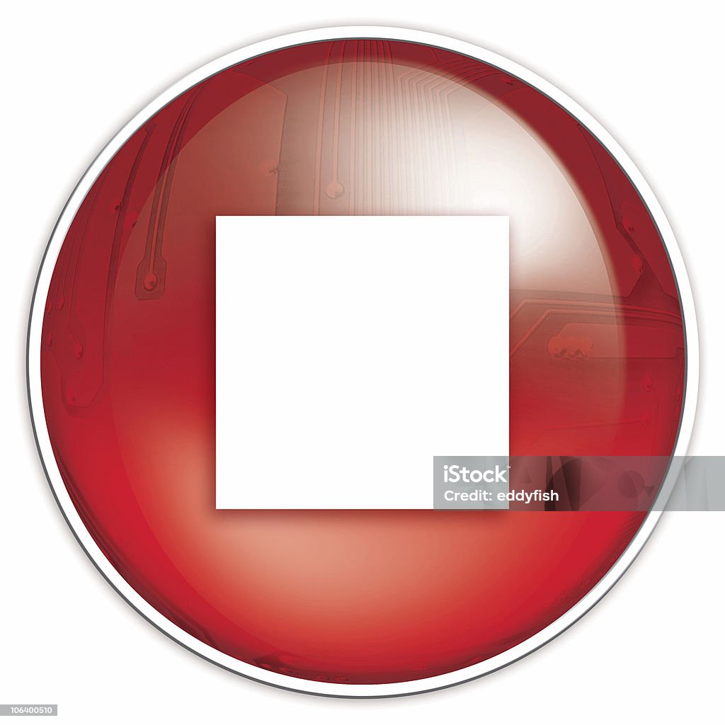 Pulsante stop - Foto stock royalty-free di Compact Disc