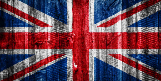 istock National flag  on textural wooden background 1064005244