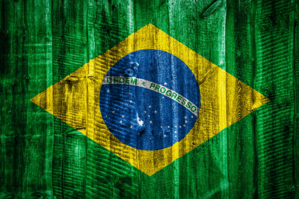 istock National flag  on textural wooden background 1064006970