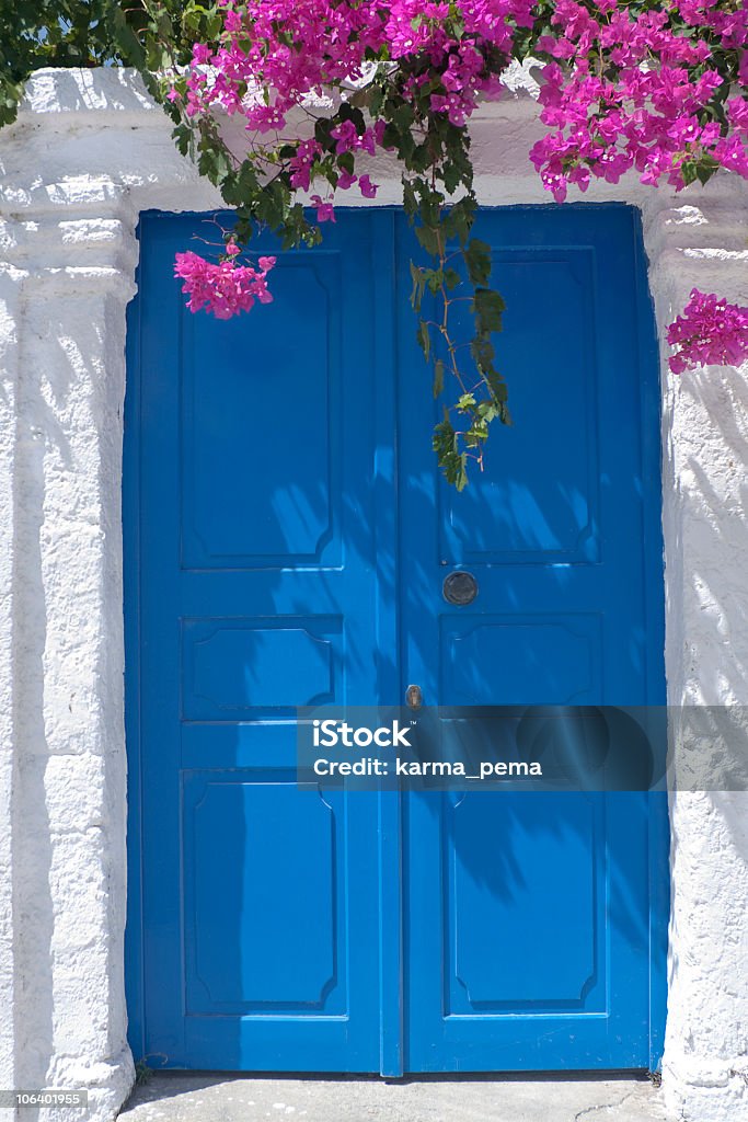 Porta - Foto stock royalty-free di Blu