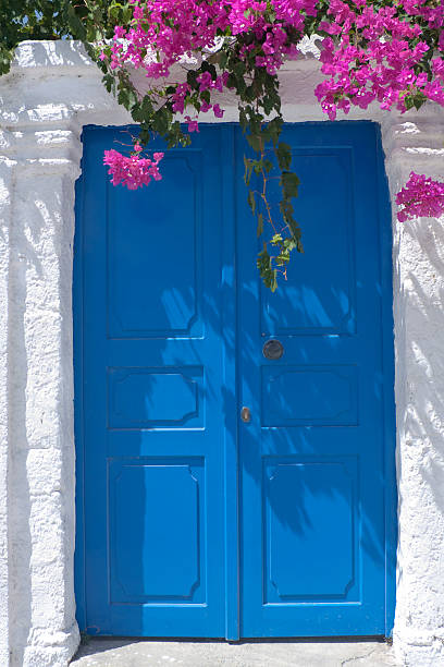 Door  blue front door stock pictures, royalty-free photos & images