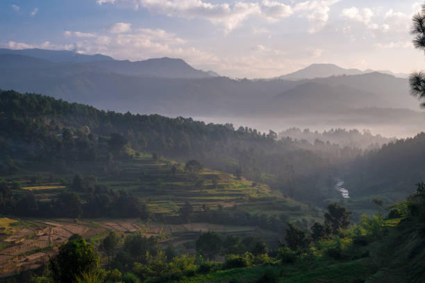 istock Sunrise - Stepping Fields in Bageshwar, Uttarakhand, India 1064021378