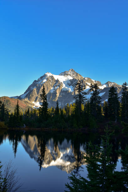 istock Hiking through scenic trails in the mountains on a sunny day. 1064021922