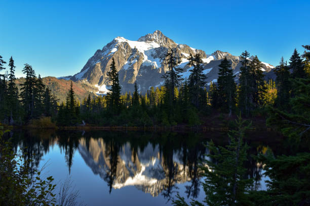 istock Hiking through scenic trails in the mountains on a sunny day. 1064021924