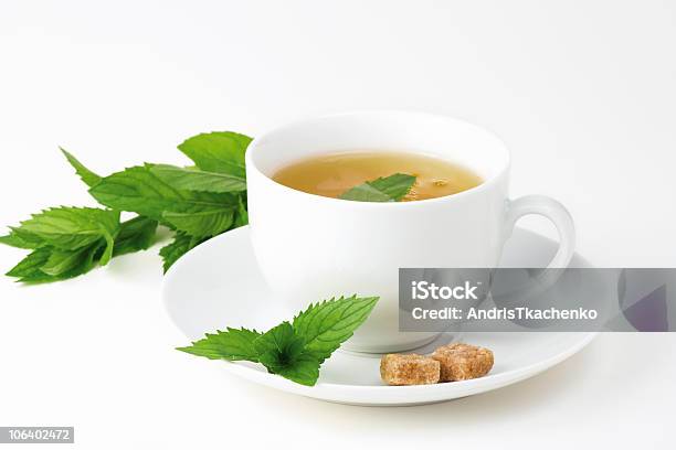 Foto de Xícara De Chá Com Hortelã e mais fotos de stock de Alimentação Saudável - Alimentação Saudável, Açúcar, Bebida