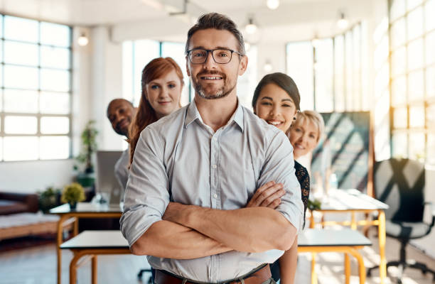 istock Leading a team of go getters 1064027474
