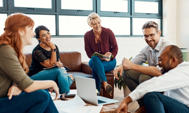 istock Informal meeting but still driven by results 1064027810