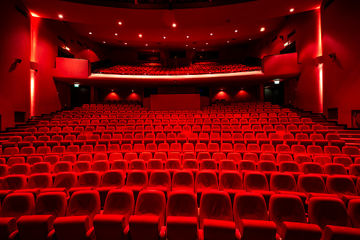 Red seats in theather