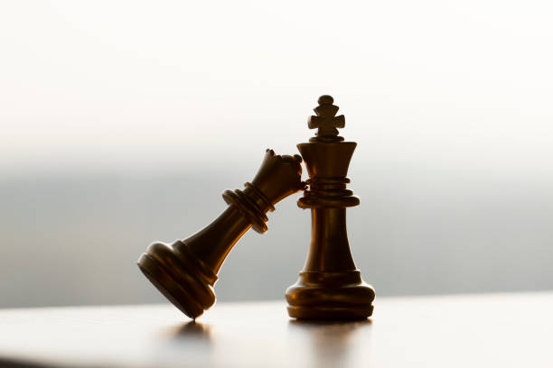 istock King and queen, a pair on the board, good feelings 1064033486